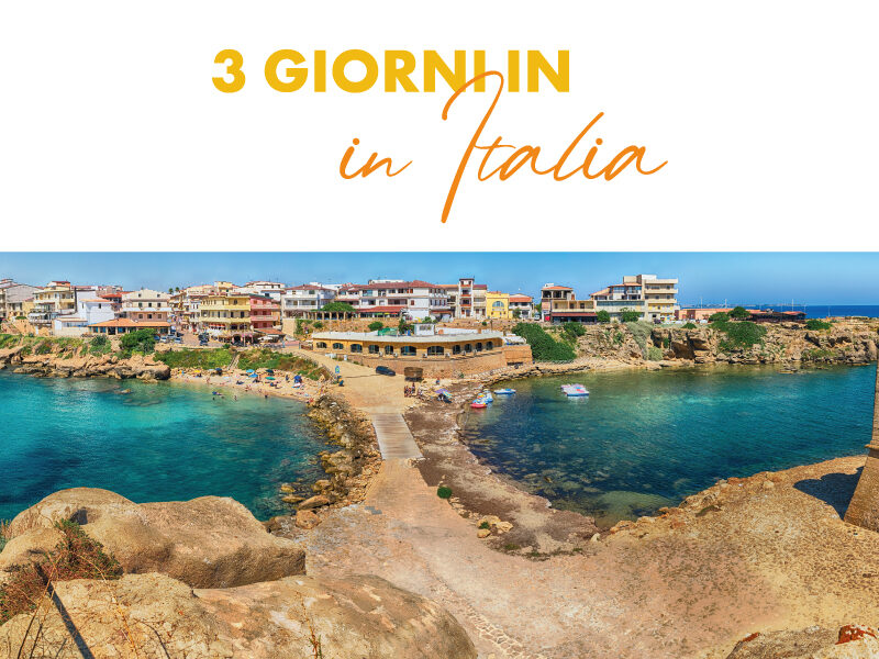 vacanze 3 giorni in italia