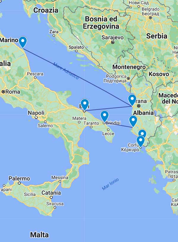 Traghetti Per L Albania Go4sea Tour Operator