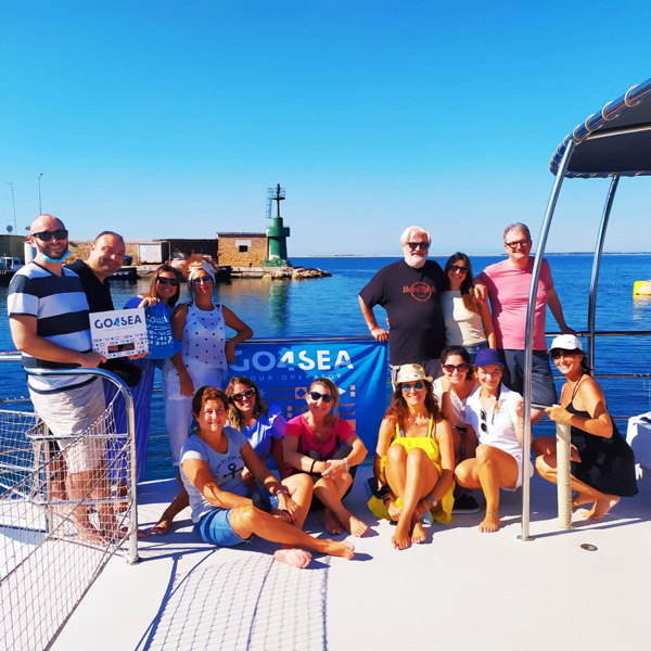 Go4sea con agenti di viaggio e Jonian Dolphin Conservation Go4sea con agenti di viaggio e Jonian Dolphin Conservation