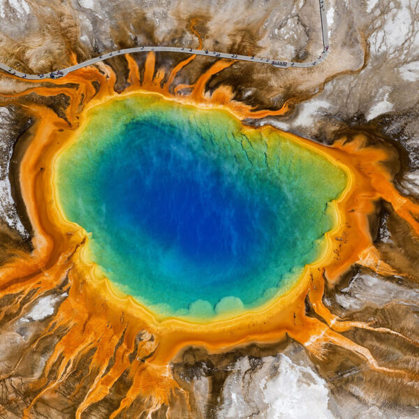 Il Vulcano Di Yellowstone, Stati Uniti Il Vulcano Di Yellowstone, Stati Uniti